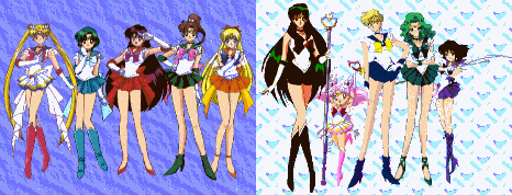 The Ten Inner and Outer Senshi