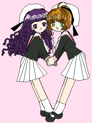 Tomoyo and Sakura: Best Friends