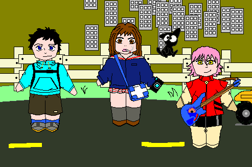 Noata, Mamimi, and Haruko