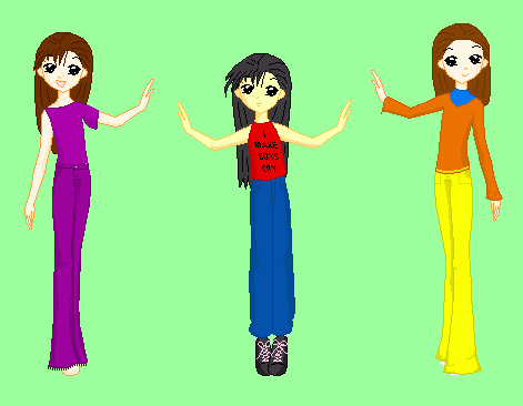 Lindsey, Umeko, and Haley