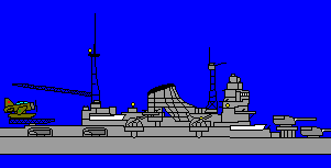 Battleship Mogami