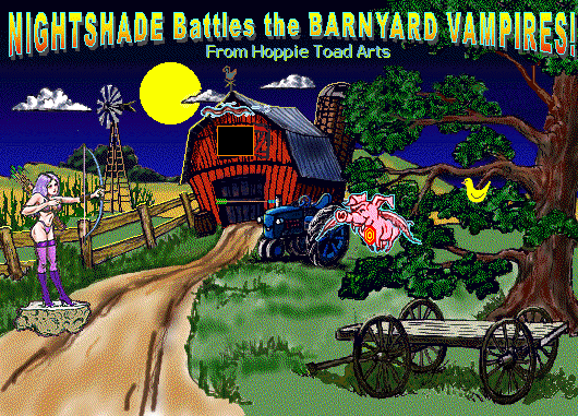 Nightshade Battles the Barnyard Vampires